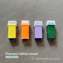 Lancets de sécurité Pression active